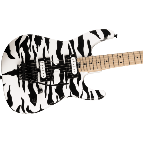 CHARVEL PRO MOD DK SATCHEL SIGNATURE SATIN WHITE