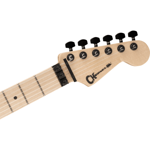 CHARVEL PRO MOD DK SATCHEL SIGNATURE SATIN WHITE