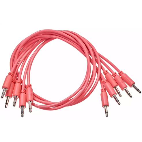 BLACK MARKET MODULAR PATCH CABLE 25 CM. 5-PACK PEACH