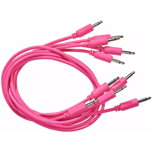 BLACK MARKET MODULAR PATCH CABLE 25 CM. 5-PACK PINK