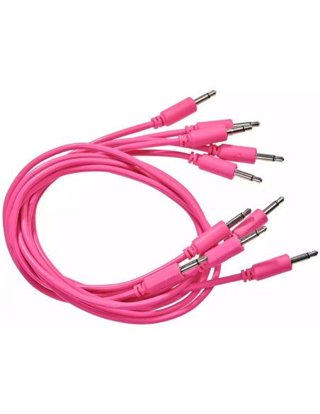 BLACK MARKET MODULAR PATCH CABLE 25 CM. 5-PACK PINK BLACK MARKET MODULAR PATCH CABLE 25 CM. 5-PACK PINK