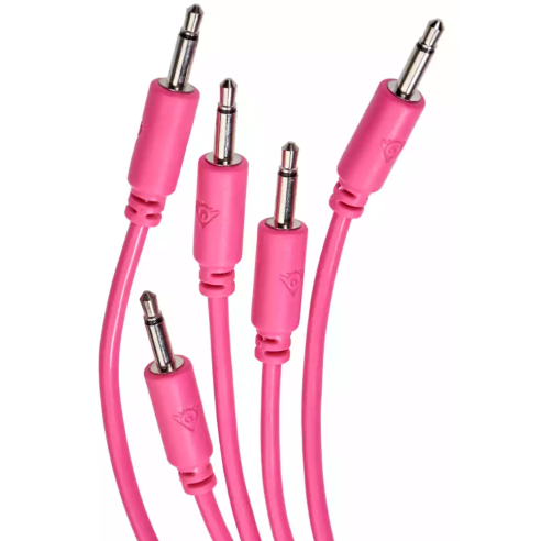 BLACK MARKET MODULAR PATCH CABLE 25 CM. 5-PACK PINK
