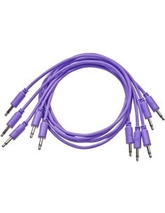 BLACK MARKET MODULAR PATCH CABLE 75 CM. 5-PACK VIOLET