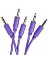 BLACK MARKET MODULAR PATCH CABLE 75 CM. 5-PACK VIOLET