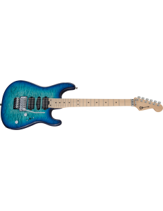 CHARVEL MJ SAN DIMAS S1 HSH FR M QM CARIBBEAN BURST 2