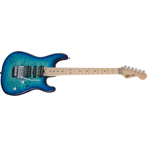CHARVEL MJ SAN DIMAS S1 HSH FR M QM CARIBBEAN BURST