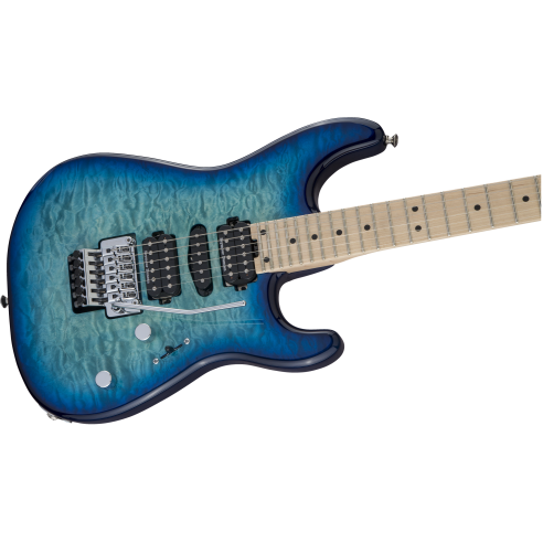 CHARVEL MJ SAN DIMAS S1 HSH FR M QM CARIBBEAN BURST