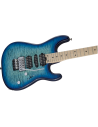 CHARVEL MJ SAN DIMAS S1 HSH FR M QM CARIBBEAN BURST