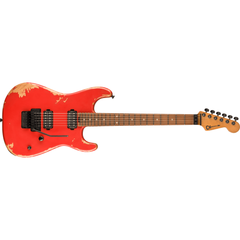 CHARVEL PRO MOD RELIC SD1 HH FR PF WEATHERED ORANGE