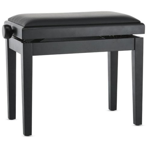 GEWA PANCA PIANOFORTE DELUXE NERO SATINATO/NERO VINILE