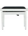 GEWA PANCA PIANOFORTE DELUXE BIANCA SATINATA/BIANCO VINILE