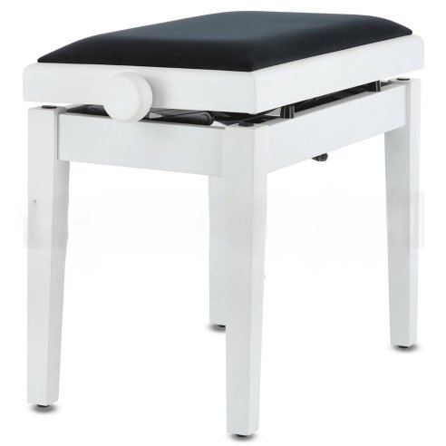GEWA PANCA PIANOFORTE DELUXE BIANCA SATINATA/BIANCO VINILE
