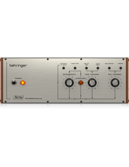 BEHRINGER SPRING REVERBERATION UNIT TYPE 646 BEHRINGER SPRING REVERBERATION UNIT TYPE 646
