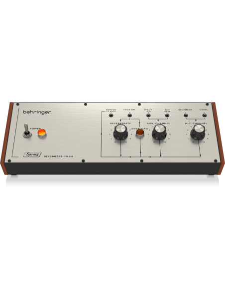 BEHRINGER SPRING REVERBERATION UNIT TYPE 646 BEHRINGER SPRING REVERBERATION UNIT TYPE 646