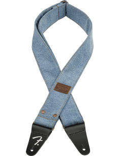 FENDER STRAP X WRANGLER WASHED LIGHT INDIGO