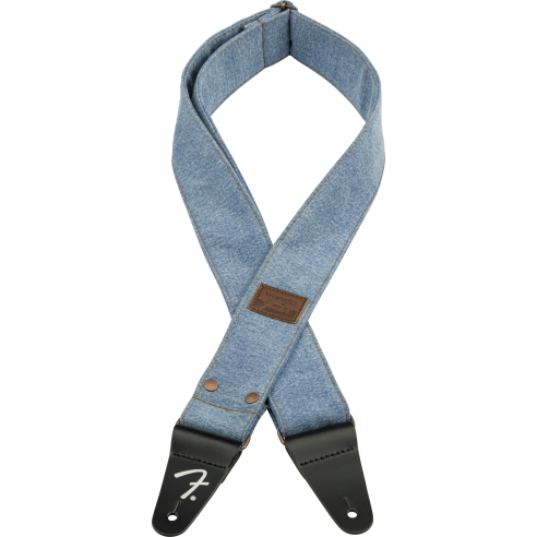 FENDER STRAP X WRANGLER WASHED LIGHT INDIGO