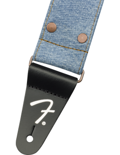 FENDER STRAP X WRANGLER WASHED LIGHT INDIGO 2
