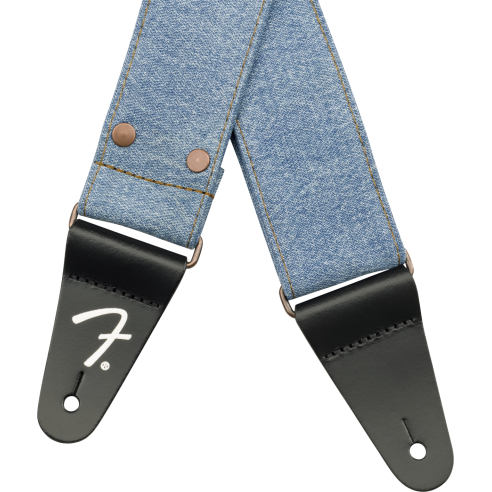 FENDER STRAP X WRANGLER WASHED LIGHT INDIGO