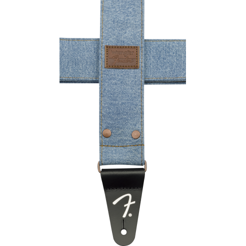 FENDER STRAP X WRANGLER WASHED LIGHT INDIGO