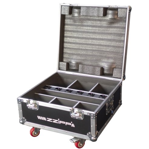 ZZIPP FLIGHT CON RICARICA 6 PAR LED