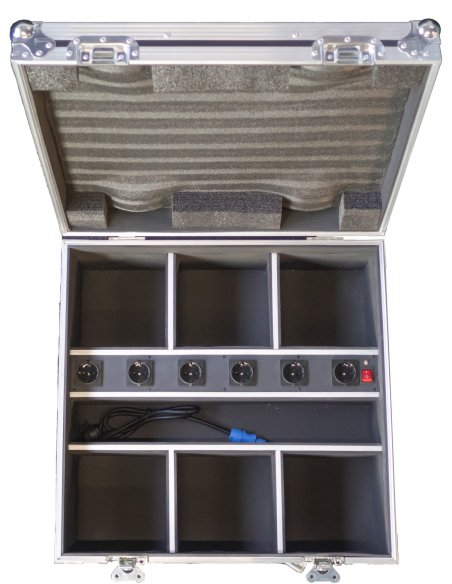 ZZIPP FLIGHT CON RICARICA 6 PAR LED