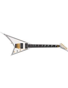 JACKSON MJ SRS RR24 MG WHITE W/BLACK PINSTRIPES + CASE
