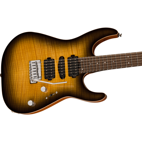 CHARVEL MJ DK24 HSH ANTIQUE BURST W/CASE