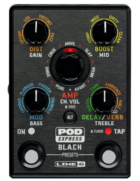 LINE6 POD EXPRESS BLACK EDITION LINE6 POD EXPRESS BLACK EDITION