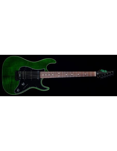 JET JS-450 TGR R HSS ROASTED MAPLE RW TRASP. GREEN FLAME TOP JET JS-450 TGR R HSS ROASTED MAPLE RW TRASP. GREEN FLAME TOP