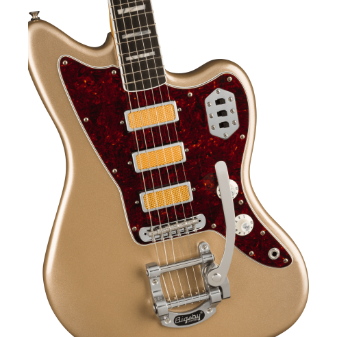 FENDER GOLD FOIL JAZZMASTER EB SHORELINE GOLD