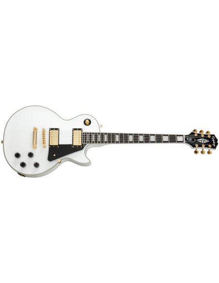 EPIPHONE LES PAUL CUSTOM ALPINE WHITE W/CASE EPIPHONE LES PAUL CUSTOM ALPINE WHITE W/CASE