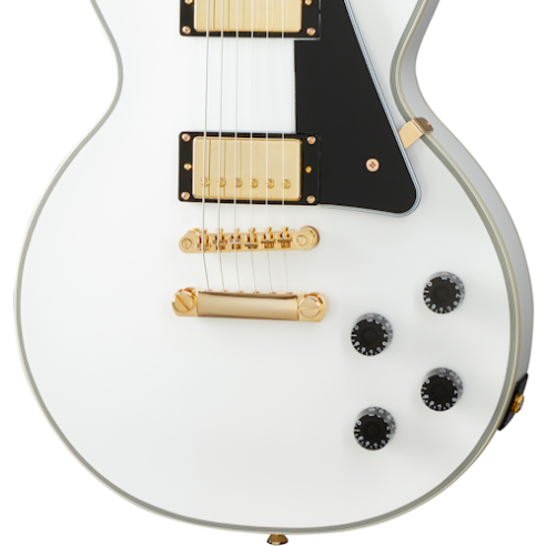 EPIPHONE LES PAUL CUSTOM ALPINE WHITE W/CASE