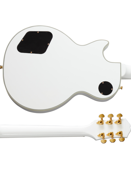 EPIPHONE LES PAUL CUSTOM ALPINE WHITE W/CASE EPIPHONE LES PAUL CUSTOM ALPINE WHITE W/CASE