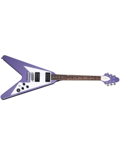 EPIPHONE KIRK HAMMETT 1979 FLYING V PURPLE METALLIC + CASE