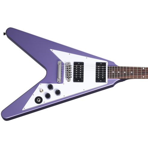EPIPHONE KIRK HAMMETT 1979 FLYING V PURPLE METALLIC + CASE