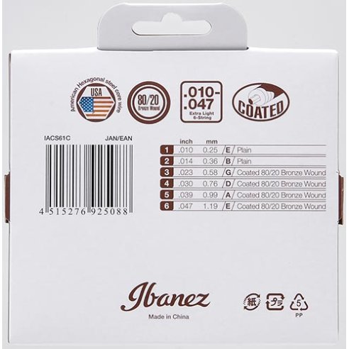 IBANEZ IACS61C 10-47 BRONZE 80/20