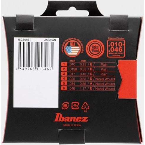 IBANEZ IEGS61BT 10-46 ELECTRIC NICKEL