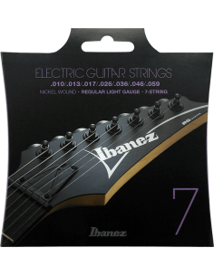 IBANEZ IEGS71 7 STRINGS 10-59 ELECTRIC NICKEL