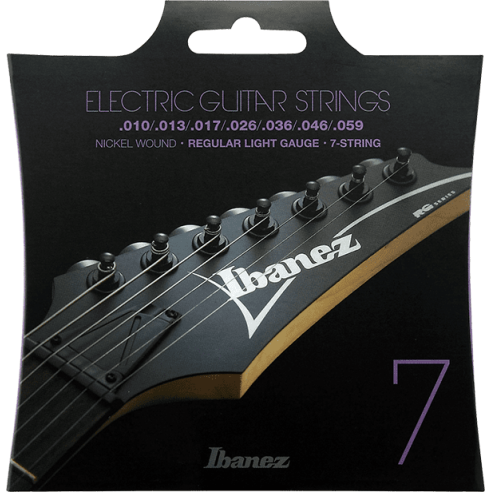 IBANEZ IEGS71 7 STRINGS 10-59 ELECTRIC NICKEL