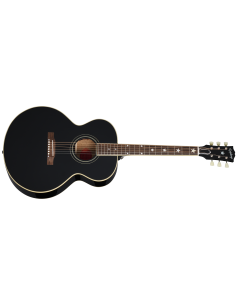 EPIPHONE J-180 LS EBONY W/CASE