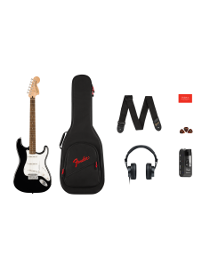 SQUIER AFFINITY STRAT PACK BLACK MUSTANG MICRO