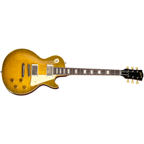 GIBSON '59 LES PAUL STANDARD REISSUE HEAVY AGED GREEN LEMON FADE