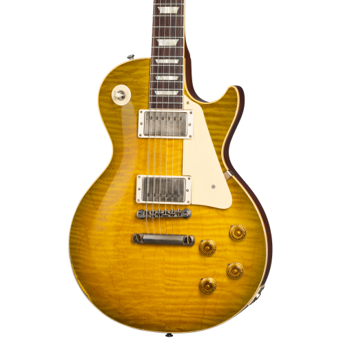GIBSON '59 LES PAUL STANDARD REISSUE HEAVY AGED GREEN LEMON FADE
