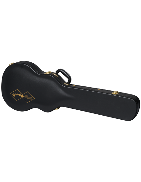EPIPHONE LES PAUL CUSTOM EBONY + CASE EPIPHONE LES PAUL CUSTOM EBONY + CASE