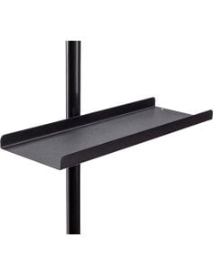 K&M 12215-000-56 MUSIC TRAY BLACK