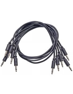 BLACK MARKET MODULAR PATCH CABLE 75 CM. 5-PACK GREY