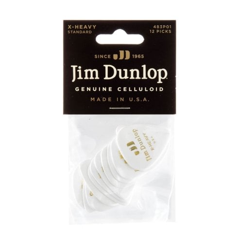 Dunlop 483P#01 White Classic - Extra Heavy