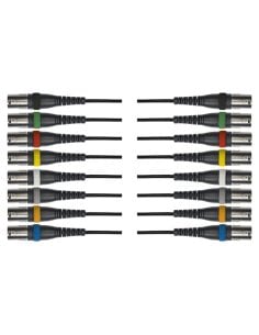 Yellow Cable OC14 Frusta 8 Cavi XLR Maschio/XLR Femmina 5 m
