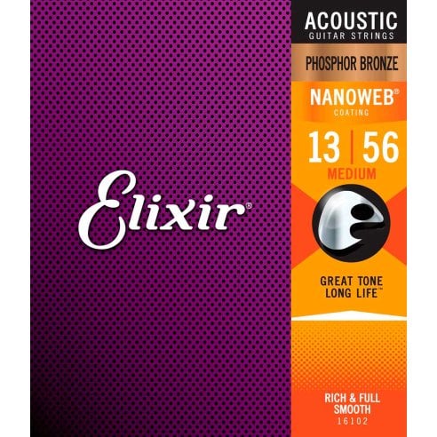 ELIXIR 16102 PHOSPHOR MEDIUM 13-56 ACOUSTIC