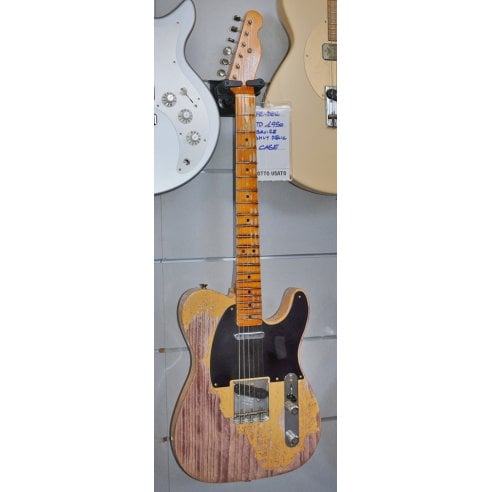 FENDER LTD 1950 DOUBLE ESQUIRE SUPER HEAVY RELIC WHITE  BLONDE